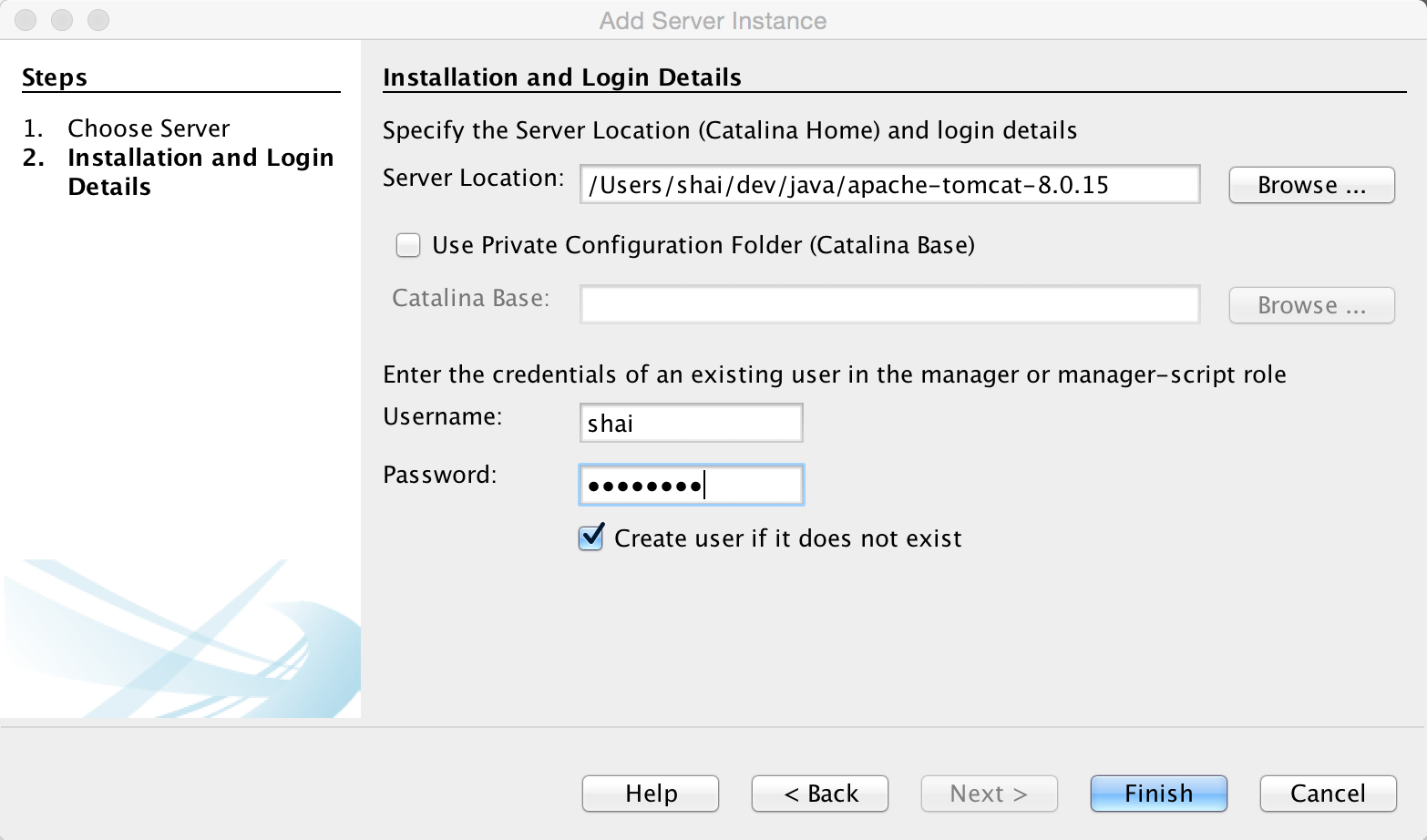 Setup your webserver in the IDE